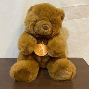 Vintage 1995 ToysRUs Soft Classic Plush 14” Brown Bear